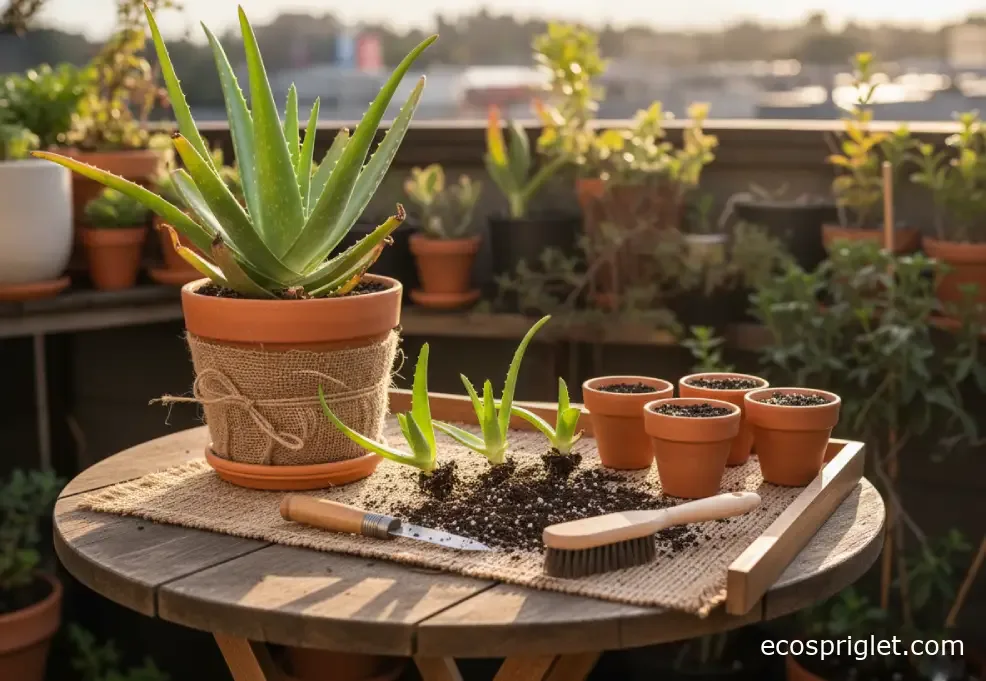 aloe pups