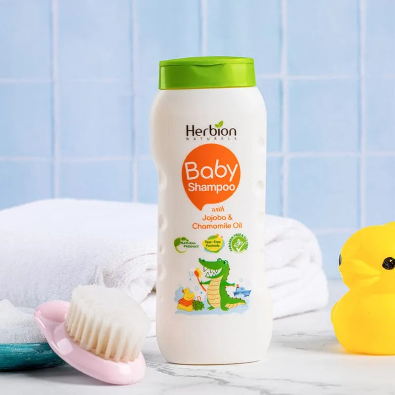 baby shampoo on lawn