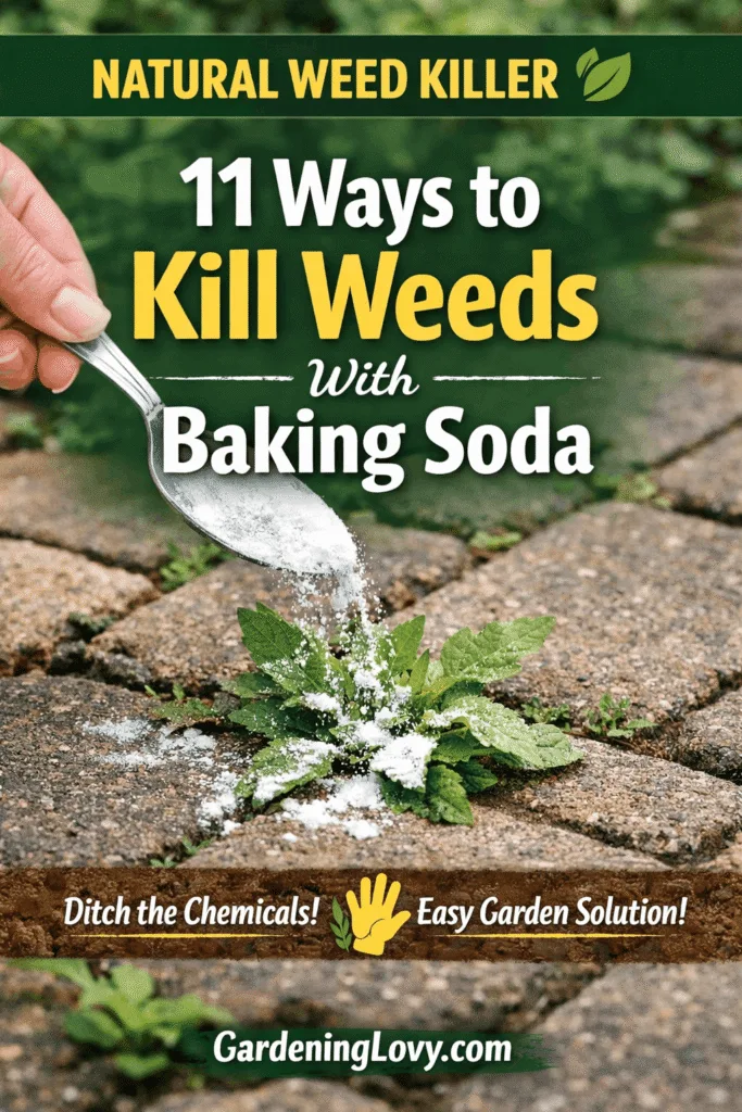 will baking soda kill grass and weeds
